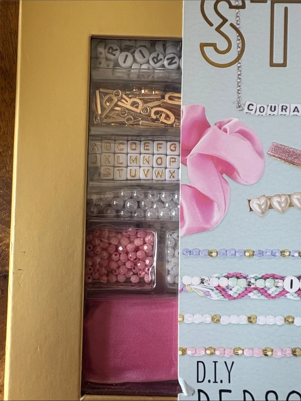 DIY Personalized Jewelry Kit -Letters, Charms, Beads, & more Accessory Set- NWT